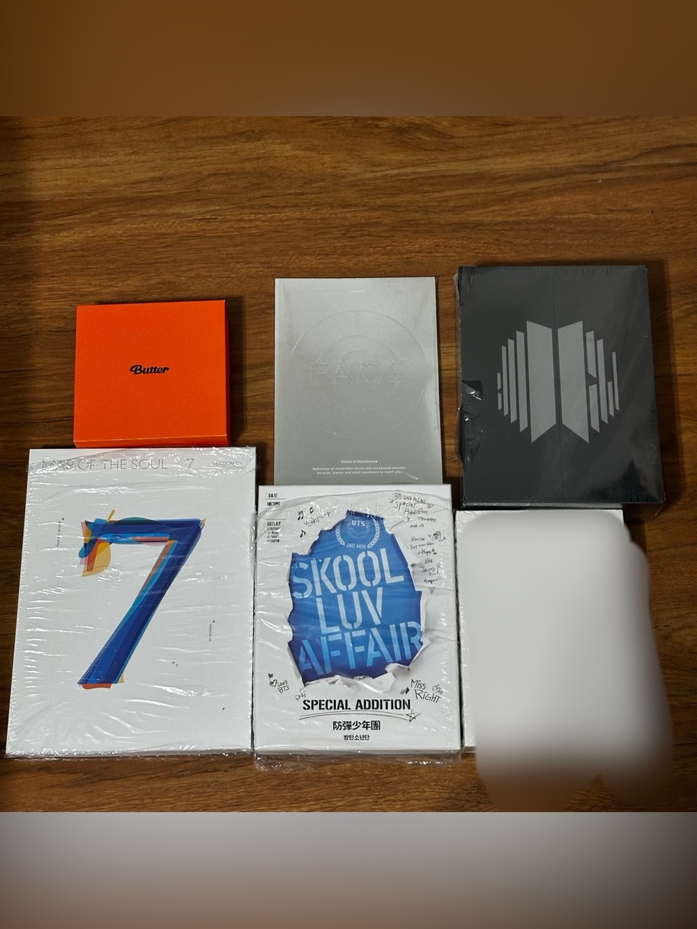 SEALED & UNSEALED BTS official kpop 5 albums CDs map of the soul butter proof